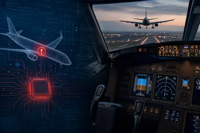 What is the Boeing 737 MAX software flaw that can disable automated navigation and some autopilot functions during landing, when and how can