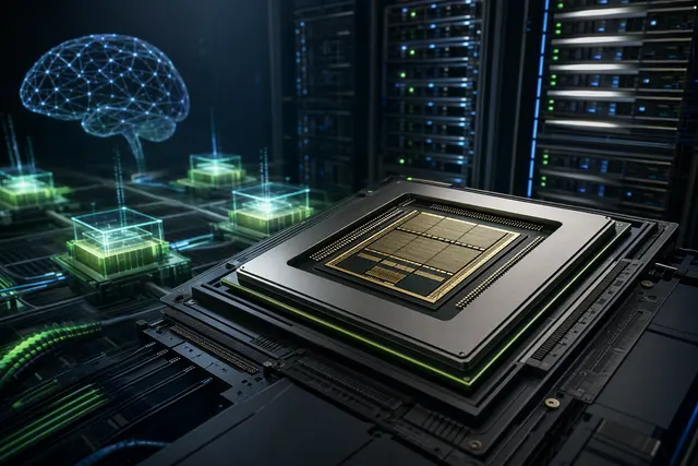 Illustration representing Nvidia Vera CPU integrated with Rubin GPU infrastructure for AI data centers