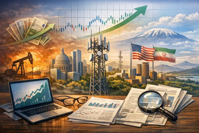 AI-generated editorial hero image for the article on European markets rally.