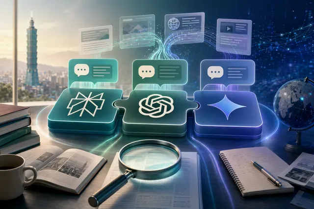 手機上的 AI 搜尋聊天 App 比較，包含 Perplexity、ChatGPT 與 Gemini 的使用情境