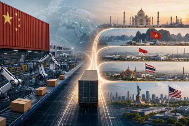 How has the post Trump tariff rush to move manufacturing from China to countries such as India, Vietnam, Indonesia, Thailand, the United Sta
