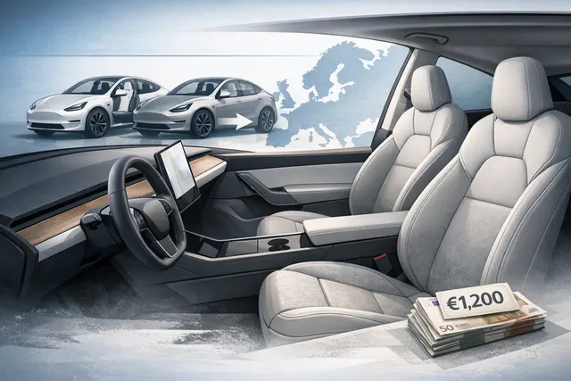 Tesla Model Y Premium interior showing the Zen Grey seats and matching grey console and door trim
