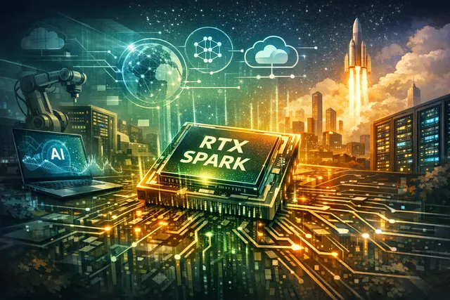 Nvidia RTX Spark Superchip concept at Computex 2026, representing the company's entry into the consumer PC market