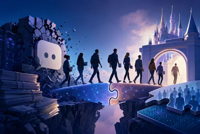 Illustrative image accompanying a report on Disney’s Character.AI hiring plan and bankruptcy bid