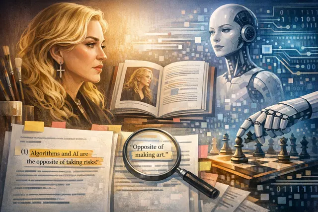 Madonna Vogue Italia cover July 2026 AI art debate editorial hero image