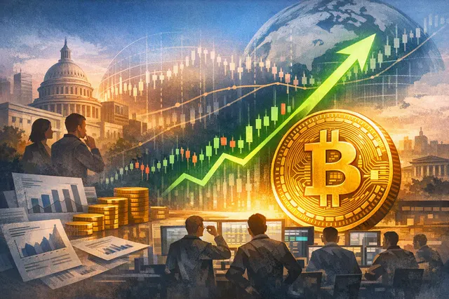 Bitcoin price chart rising toward $80,000 as short positions are liquidated during a crypto market rally
