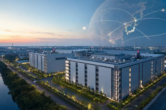 Illustrative view of a modern data centre facility, representing Keppel DC REIT’s acquisition in Inzai, Japan