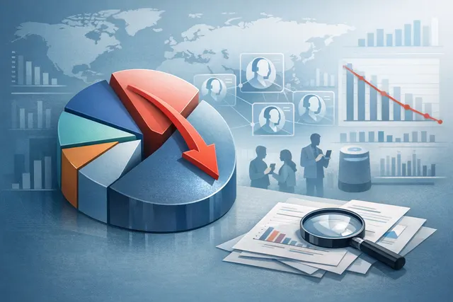 Abstract visual representing ChatGPT, Gemini, and Claude competing for AI assistant market share in 2026