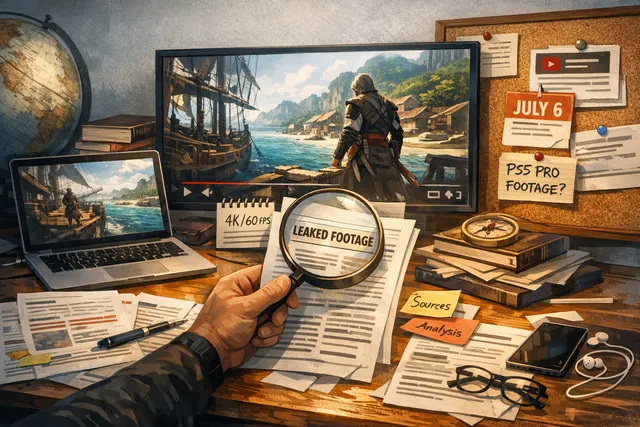 Assassin's Creed Black Flag Resynced artwork showing Edward Kenway in a ship battle on the Caribbean sea with ray-traced lighting effects.