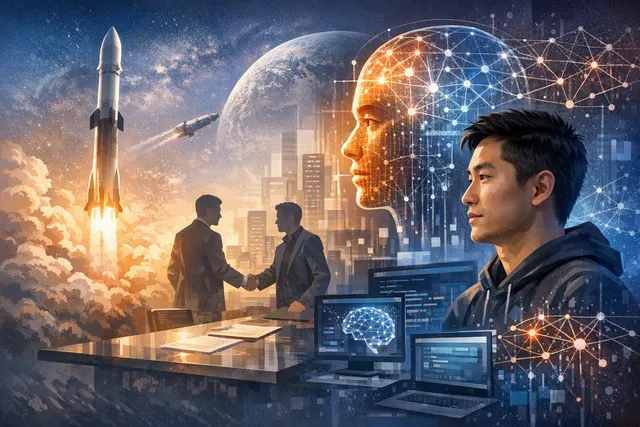 What did Bloomberg report about SpaceX’s alleged attempt to acquire AI coding startup Cognition, how did Cognition CEO Scott Wu respond, and
