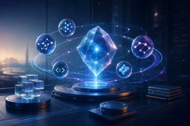 Illustration representing Google Gemini managed agents operating in a secure development environment