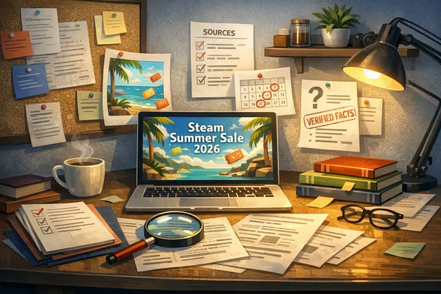 Valve Steam Summer Sale 2026 promotional image with game deals and discount percentages
