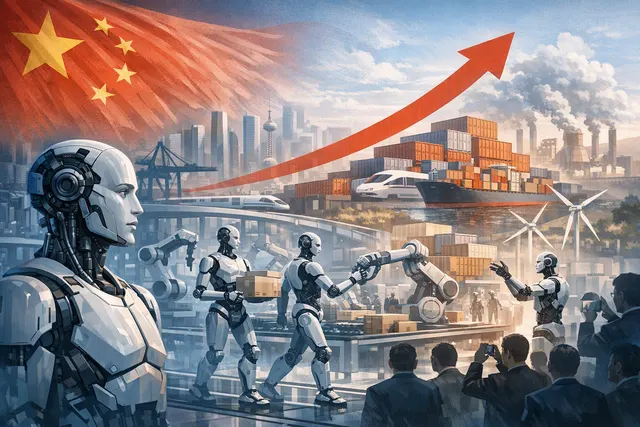 Humanoid robot demonstrating industrial work as the robotics industry shifts from shipment growth to reliable productivity