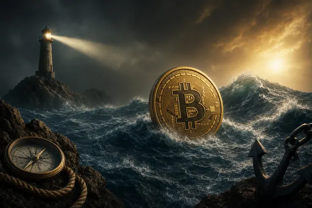 Bitcoin investment risk illustration representing volatility, leverage and forced liquidation