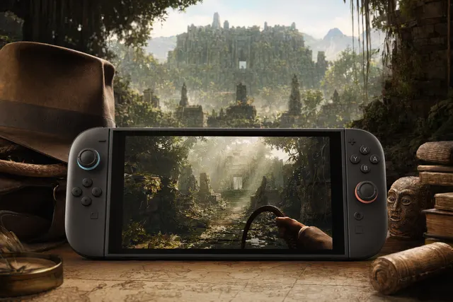Indiana Jones and the Great Circle on Nintendo Switch 2 showing cinematic adventure visuals