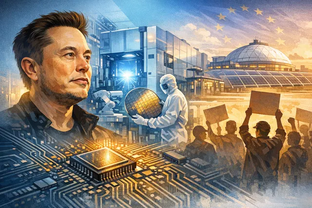Elon Musk and ASML Terafab chip megaproject driving record stock market valuation