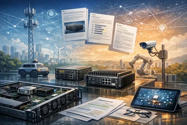 Supermicro edge AI system with Intel processors in an industrial setting