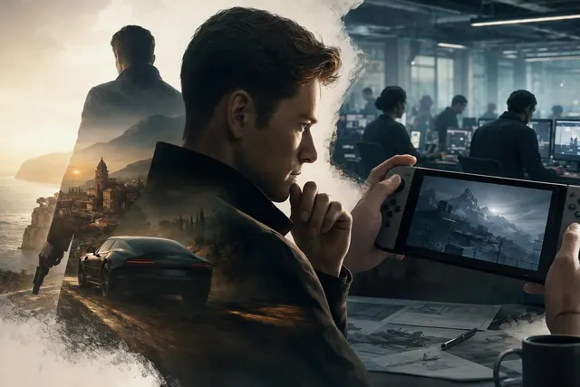 James Bond-inspired 007 First Light artwork illustrating the Nintendo Switch 2 release delay