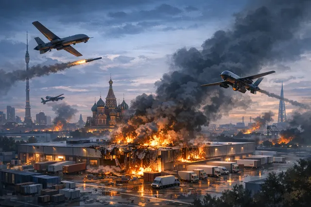 How did Ukraine's week long drone strikes on Wildberries warehouses across at least 10 Russian cities — including Moscow, St. Petersburg, Tv