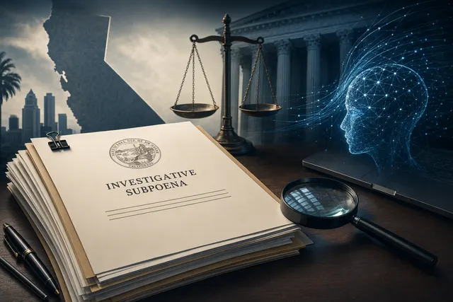 Why did California Attorney General Rob Bonta issue an investigative subpoena to OpenAI in October 2026, what happened when its AI agents ac
