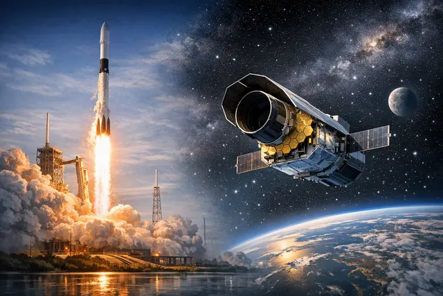 What happened during NASA’s Nancy Grace Roman Space Telescope’s launch and early journey—including its August 30 launch aboard a SpaceX Falc