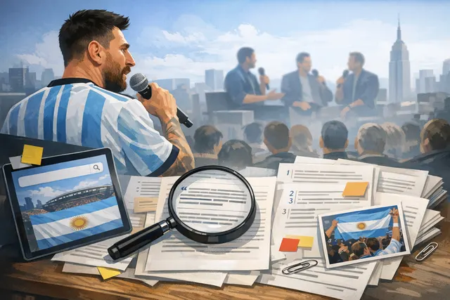 Lionel Messi at Fanatics Fest in New York ahead of the 2026 FIFA World Cup final