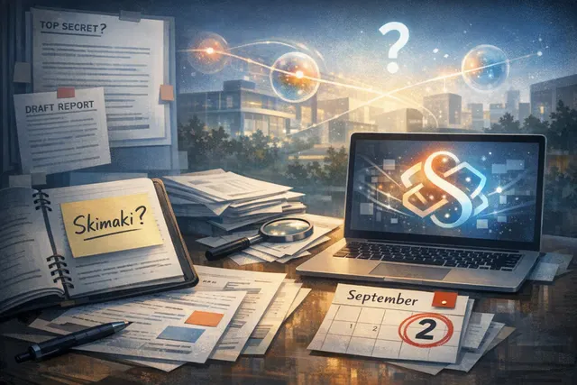 Abstract editorial illustration representing Google Gemini 3.8 Flash and its reported coding-focused AI upgrade