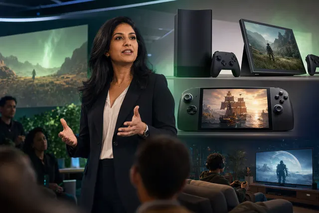 Illustration representing Project Helix as a family of Xbox gaming devices