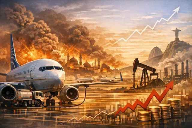 What is Copa Airlines' strategy for managing the jet fuel price surge caused by the Iran war, how does its financial position support that a