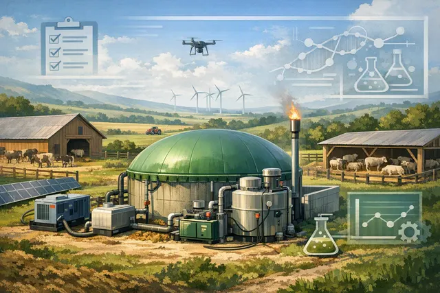 How is UK based EcoNomad Solutions addressing the challenges faced by small and mid sized livestock farms through its patented BioNomad wast