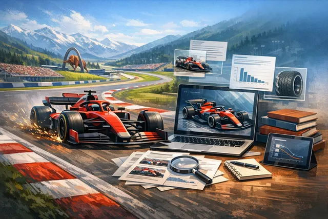 Cadillac F1 team MAC-26 car on track during the 2026 Austrian Grand Prix weekend