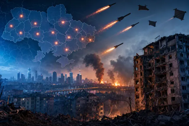 What happened during Russia’s overnight missile and drone attacks on Kyiv and about a dozen other Ukrainian regions on October 7, 2026, incl
