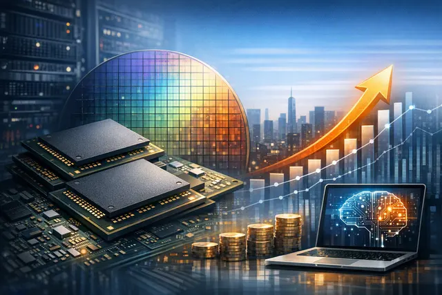 A visual representation of the divergence between memory suppliers and hyperscale AI builders, with Kioxia's rising profit and NAND chip pricing on one side and hyperscaler capex s