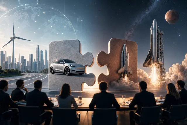 What is the reported status of a potential Tesla–SpaceX merger following Elon Musk’s October 20 public endorsement and first official confir