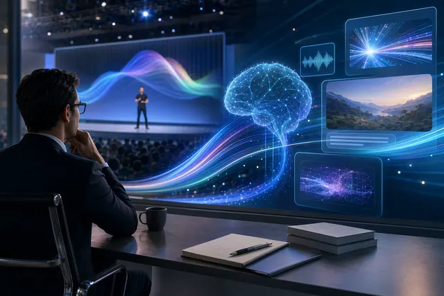 Illustration representing Google’s Gemini AI models and Wall Street analysis after Google I/O 2026