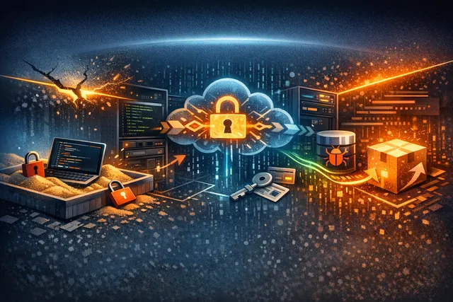 Illustration of the five-stage Zapocalypse exploit chain, showing how separate trusted systems connect to form a dangerous attack path