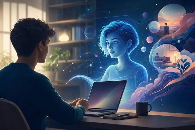 Illustrative image for Kyndred’s AI companion product and €500,000 pre-seed funding.