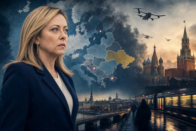 What did Italian Prime Minister Giorgia Meloni say Russian provocations across Europe reveal about the Kremlin and its war in Ukraine, how d