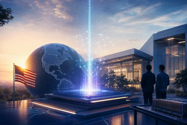 AI-generated editorial illustration accompanying coverage of Reflection AI’s Beam model launch.