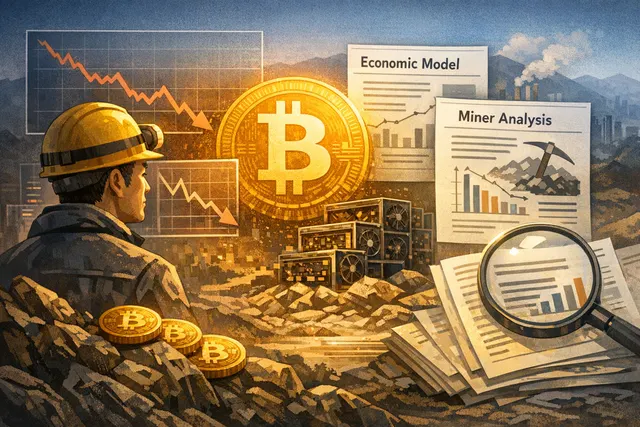 Bitcoin price chart with downward trend and bear-market bottom forecast zone at $42,000-$44,000