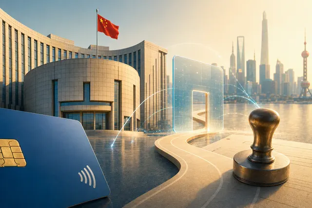 Illustration accompanying Visa’s proposed entry into China’s domestic card-clearing market