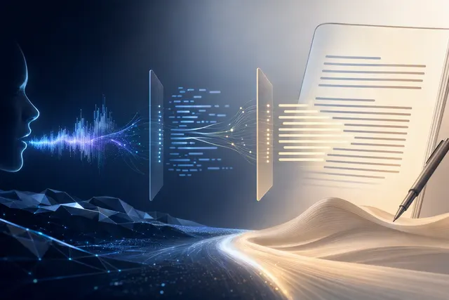 AI-generated editorial illustration about iFLYTEK Spark-ASR-2.0 speech recognition