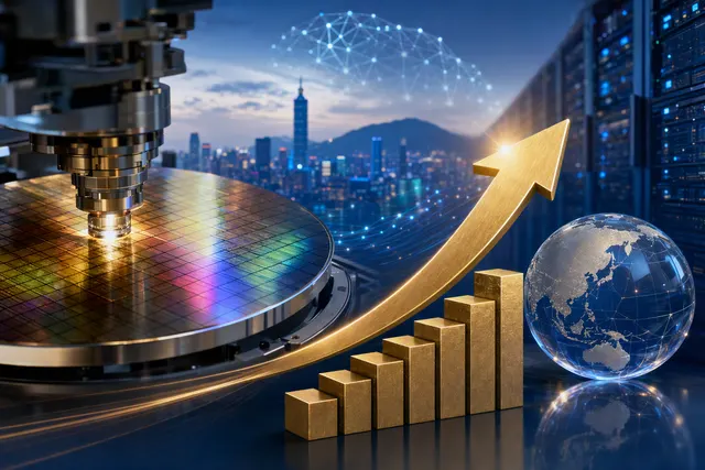Editorial illustration for TSMC’s Moody’s credit-rating upgrade