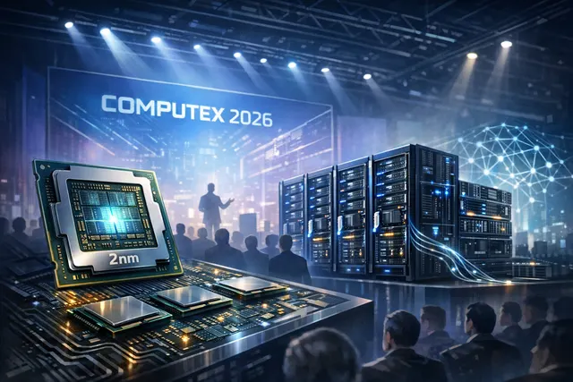 AMD EPYC Venice 2nm processor and Helios rack-scale AI platform shown at Computex 2026