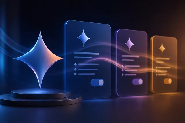 Illustration representing changes to Google Gemini AI subscription tiers