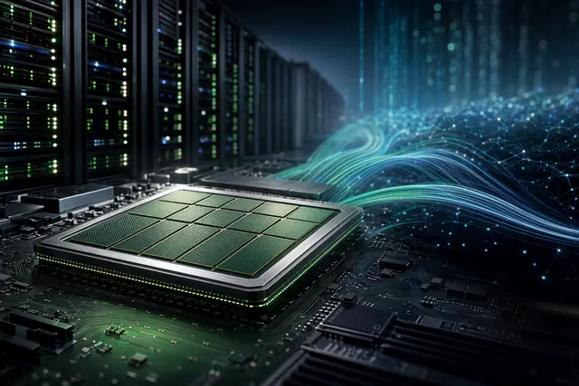 Illustration of Nvidia Vera CPU enabling agentic AI data center infrastructure