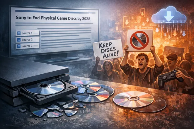 Sony PlayStation disc production ending announcement, digital-only future
