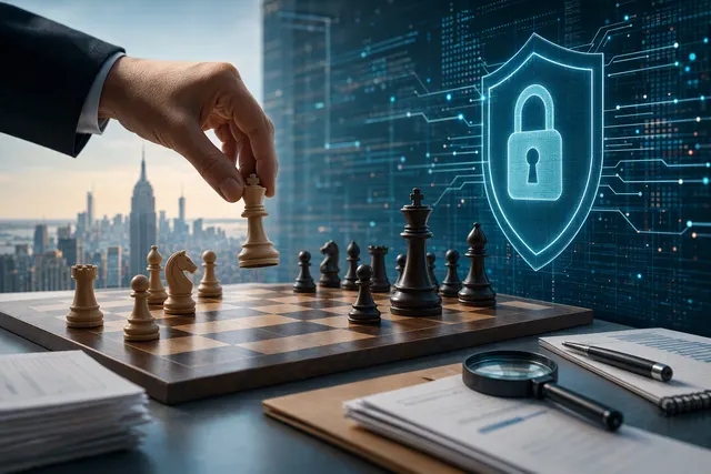 Conceptual illustration of AI-assisted software security research and vulnerability fixes