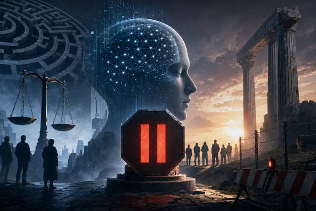 Illustration representing AI agents, cybersecurity and model safety