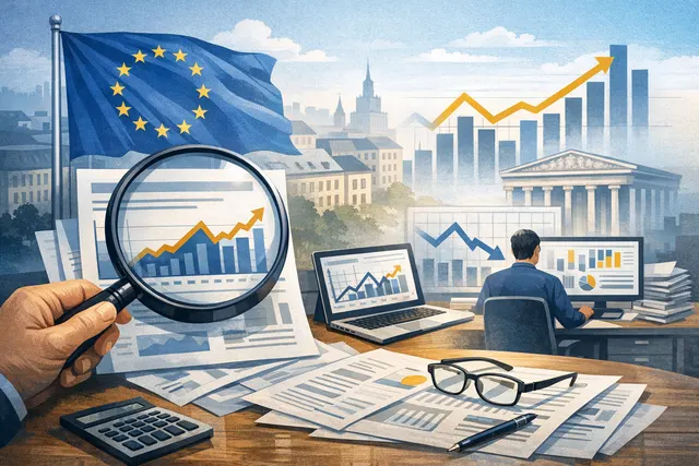 Eurozone Economic Sentiment Indicator rises 1.3 points to 95.0 in June 2026, beating forecasts